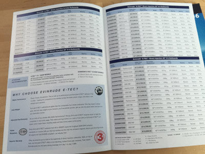 Evinrude 2006 Outboard (Europe) Brochure & Price List