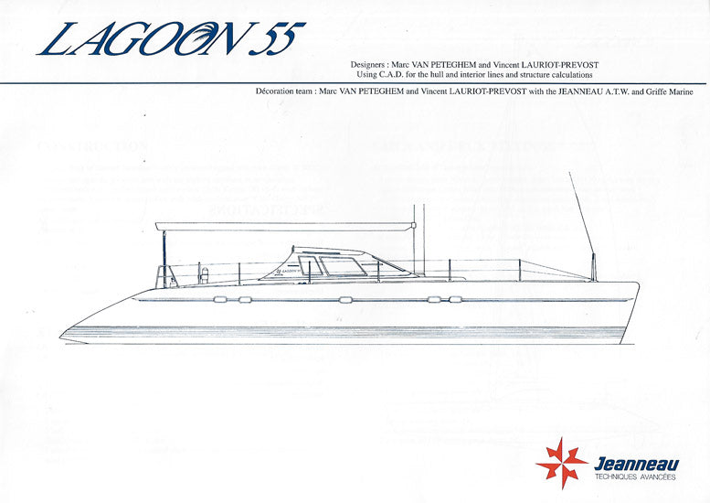 Lagoon 55 Folder Brochure