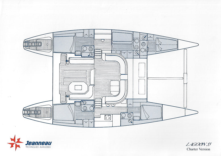 Lagoon 55 Folder Brochure