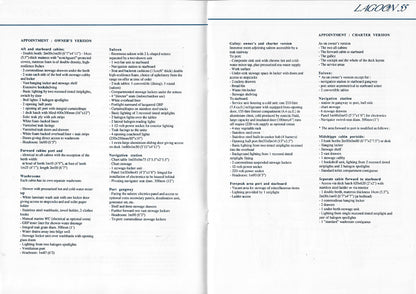 Lagoon 55 Specification Brochure