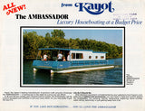 Kayot 1980s Ambassador Houseboat Brochure