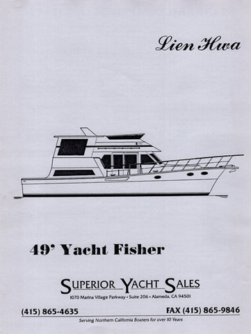 Lien Hwa 49 Yacht Fisher Brochure