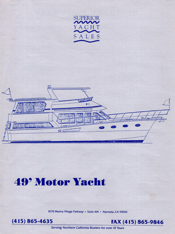 Lien Hwa 49 Motor Yacht Brochure