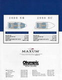 Maxum 2000 Series Brochure