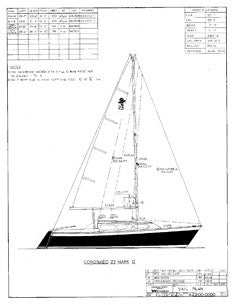 Coronado 23 Mk II Sail Plan