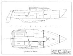 Coronado 23 Mk II Interior Arrangement Plan