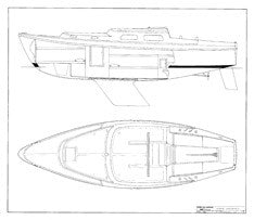 Coronado 27 Interior Arrangement Plan