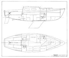 Coronado 27 Interior Arrangement Plan - Page 2