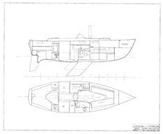 Coronado 32 Interior Arrangement Plan
