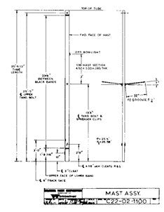 Columbia 22 Masthead Assembly Plan