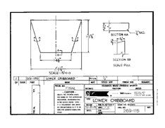 Columbia T26 Lower Cribboard Plan