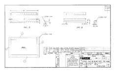Columbia T26 Upper Galley & Head Accessory Fiberglass Assembly Plan