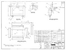 Columbia T26 Stove Door & Frame Assembly Plan