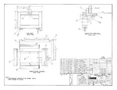 Columbia T26 Table Locker Door & Frame Plan