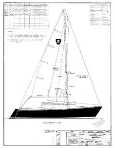 Columbia T26 Sail Plan