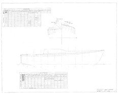 Columbia 26 Mk II Deck Offsets Plan