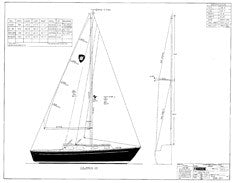 Columbia 28 Sail Plan - Mark II