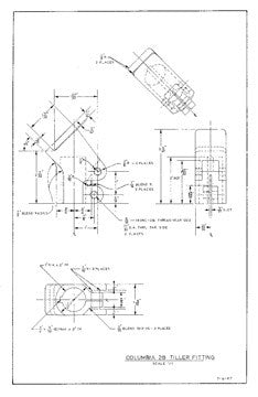 Columbia 28 Tiller Fitting Plan