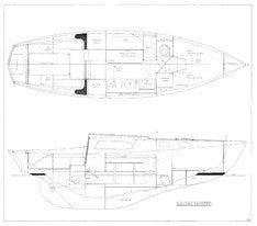Columbia Defender Interior Layout & Starboard Profile Plan