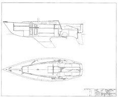 Columbia 32 Interior Arrangement Plan [Deck]