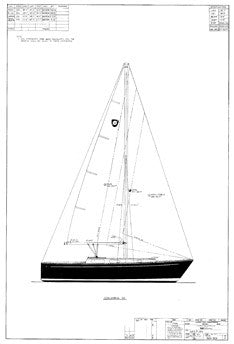 Columbia 32 Sail Plan
