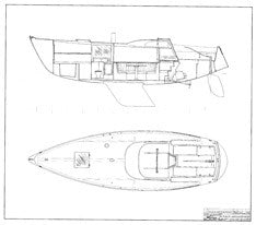 Columbia 34 Mk II Interior Arrangement Plan - Page 2
