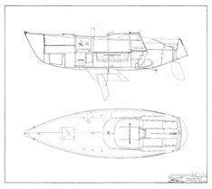 Columbia 34 Mk II Interior Arrangement Centerboard Plan - Page 2