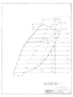 Columbia 34 Mk II Rudder Plan - Inactive