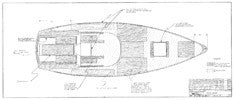 Columbia 34 Mk II Deck Wood Plan