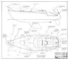 Columbia 34 Mk II Deck Hardware Plan