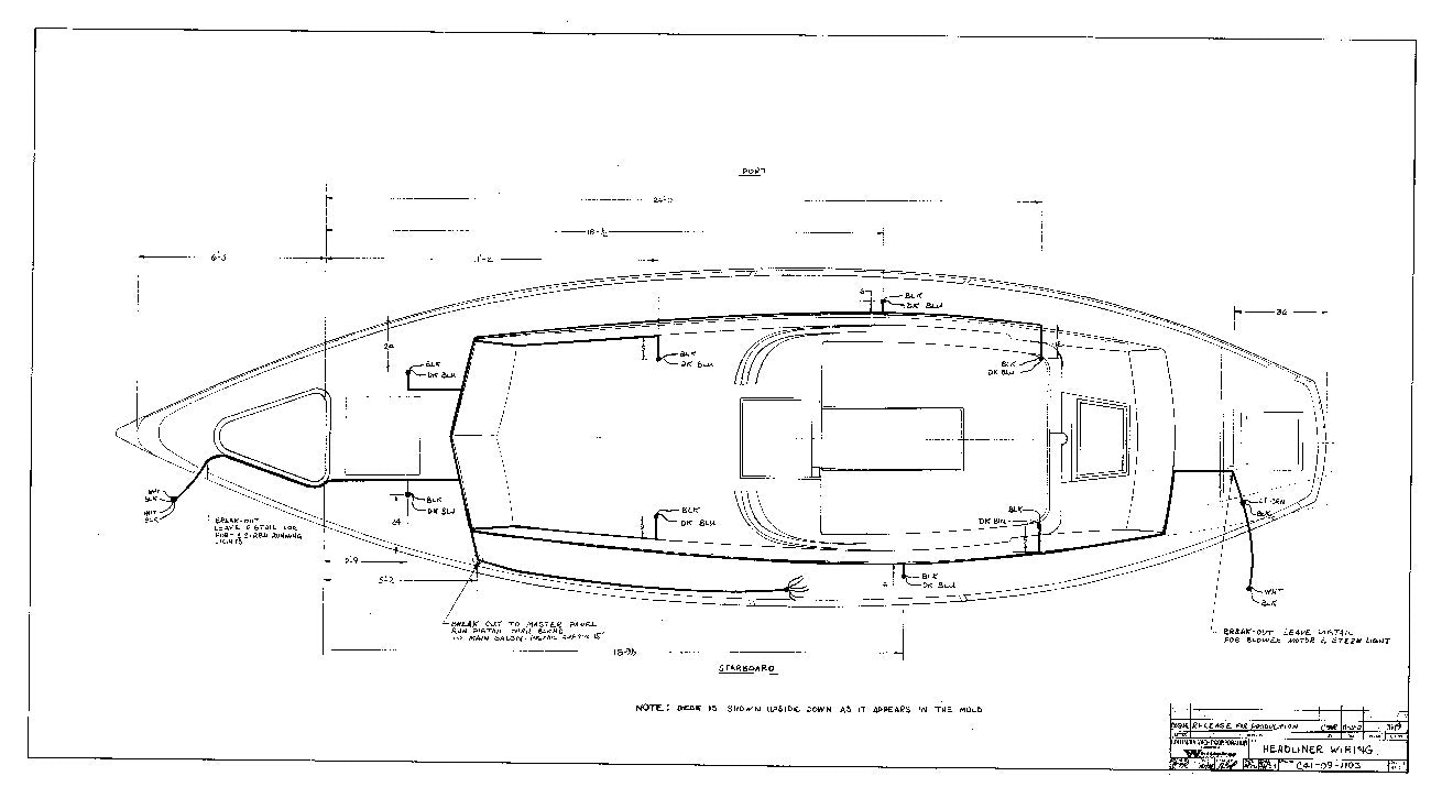 Columbia 41 Headliner Wiring Plan