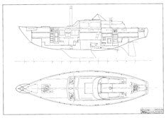 Columbia 45 Interior Arrangement Plan