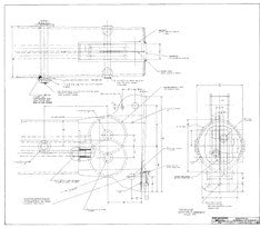 Columbia 50 Masthead Internal Sheave Plan