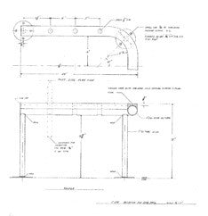 Columbia 50 Belaying Pin Fife Rail Plan