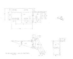 Columbia 50 Engine Compartment Mount Plan - Osco 172 Right Front