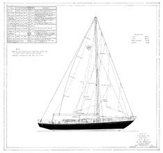 Columbia 50 Sail Plan - Tripp