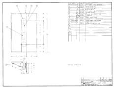 Columbia Yachts Drop Leaf Table Plan