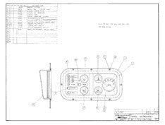 Columbia Yachts Instrument Panel Plan