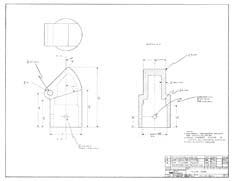 Columbia Yachts Tiller Head Plan