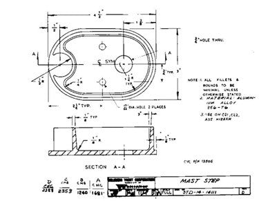 Columbia Yachts Mast Step Plan