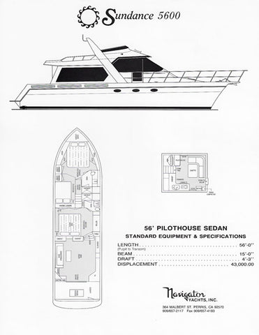 Navigator Sundance 5600 Specification Brochure