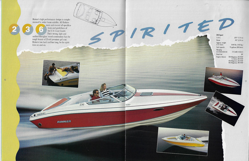 Rinker 1991 Brochure