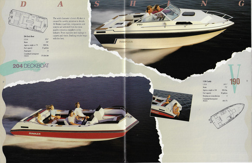 Rinker 1990 Brochure