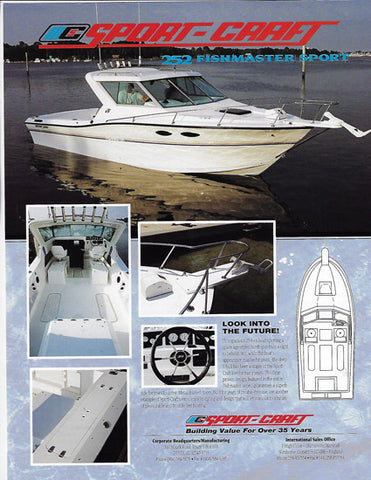 Sport Craft Fishmaster 252 Center Console Sport Brochure