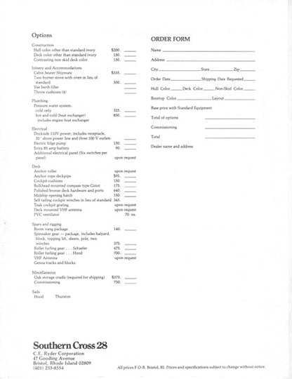 Southern Cross 28 Digital Brochure Package