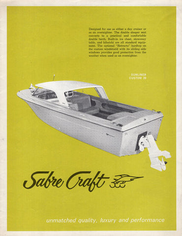 AMI 1960s Sabre Craft Brochure