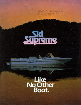 Ski Supreme 1980s Brochure