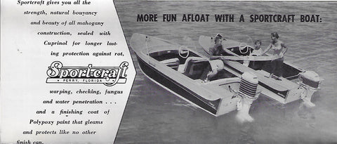 Sport Craft 1950s Brochure