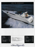 Sea Ray 440 Sundancer Specification Brochure (1992)