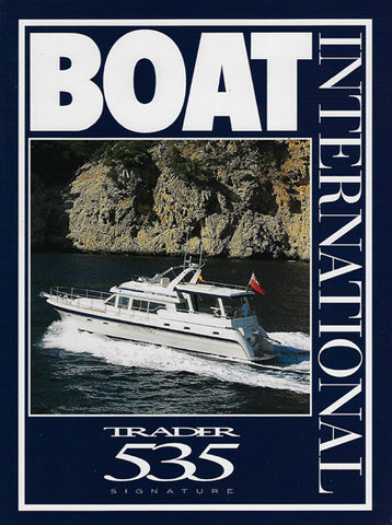 Trader 535 Signature Boat International Magazine Reprint Brochure